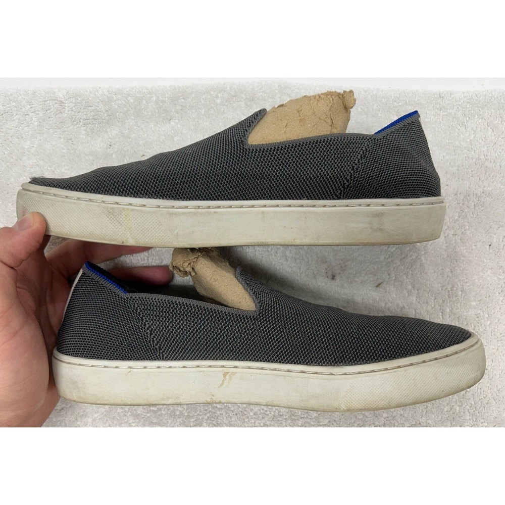 Rothy's Womens Size 8.5 Gray The Original Slip On Sneaker Shoes - Picture 6 of 8